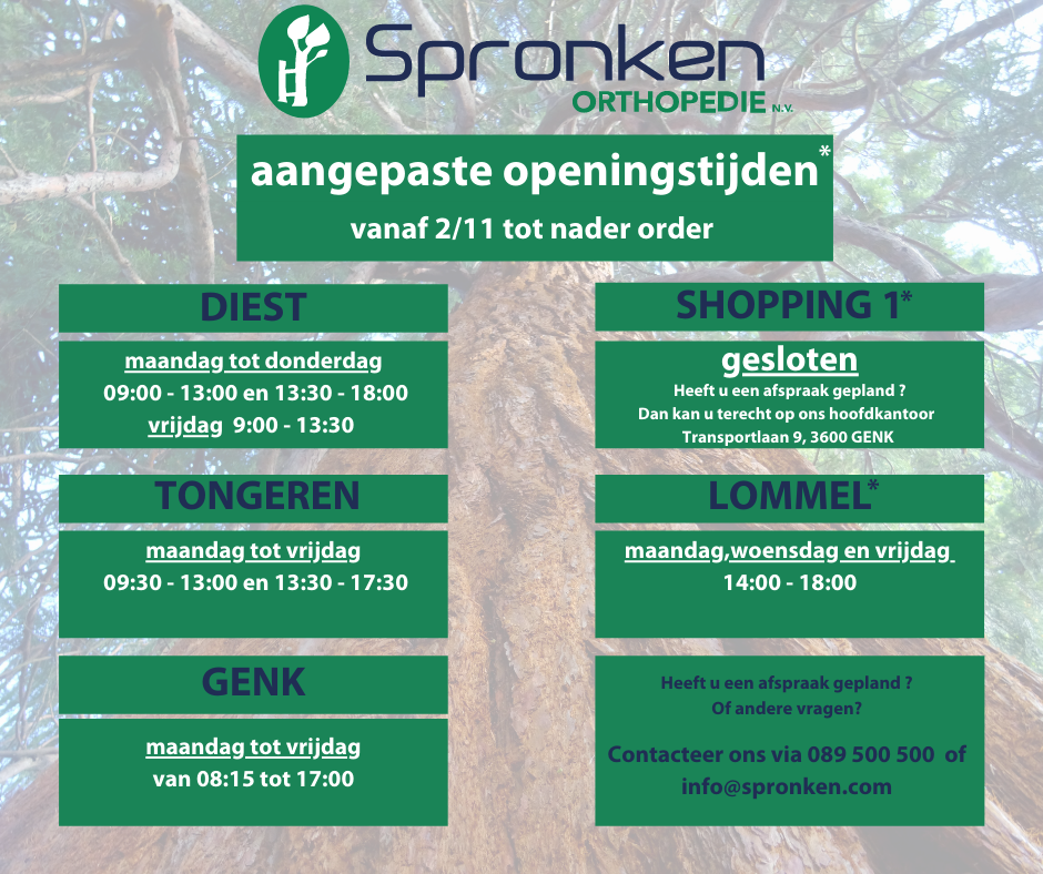 aangepaste openingstijden (FB post)